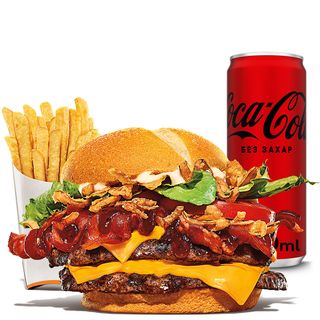 Двоен Стейкхаус Меню (812г)