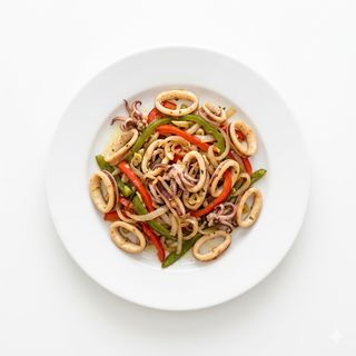 Calamares Con Pimiento