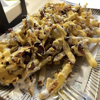 PATATAS CHEDDAR Y BACON 