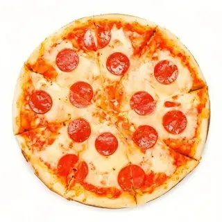 Pizza con salami