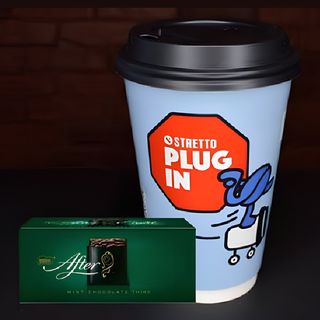 Minty Chocolate latte medium