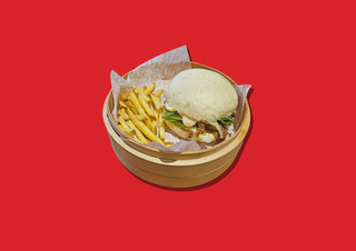 Tofu bao burger