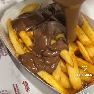 Patata fritta con Nutella 