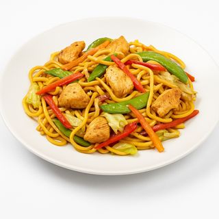 Zapečeni rezanci s povrćem i piletinom