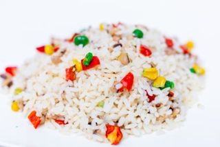 White Rice + White Beans + Stew