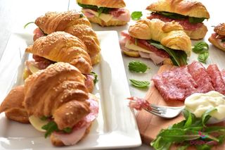 Cotto, mozzarella, pomodoro