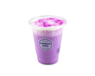 Iced latte Ube & berries
