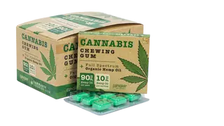 Guma do żucia Euphoria CBD Smak Konopi Cannabis Sativa L.