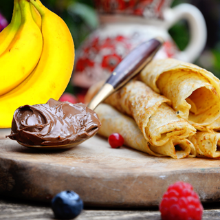 Clatita cu Nutella si banana