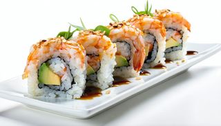 Uramaki dragon roll