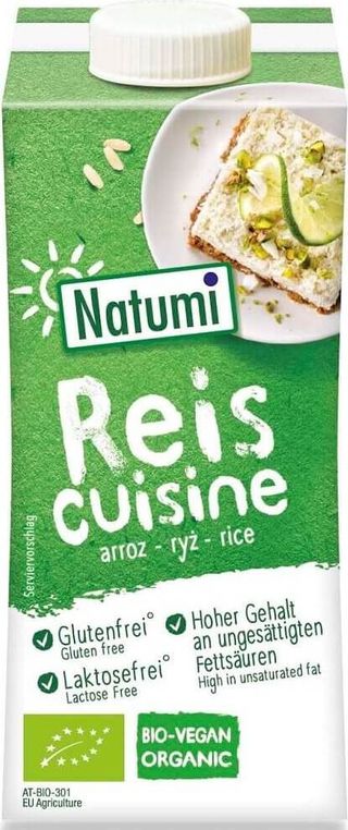 ZAGĘSZCZONY PRODUKT RYŻOWY BEZGLUTENOWY BIO 200 ml - NATUMI