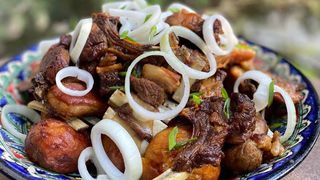 Казан кебаб из баранины 