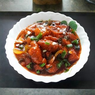 Garlic chilli fish