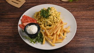 Omlet sa fetom i spanaćem