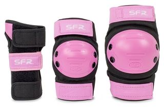 Набір захисту SFR Ramp Jr, Чорно-рожевий, L