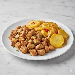 Raxo Con Patatas Panadera