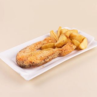 Рыба по-домашнему с гарниром картофель по-деревенски (260 гр.)