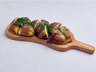 Ziemniaki smażone z  bekonem i czosnkiem