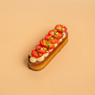 Mini tartă cu capşuni