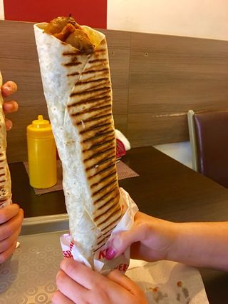 Tortilla tylko mięso mega