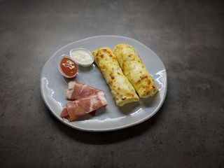 Pečena palačinka sa pršutom