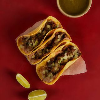 3 Tacos de Suadero de Ternera