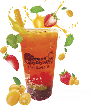 Buble Tea truskawka-kumquat