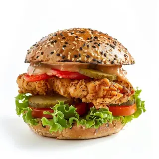 Cheese burger de pollo