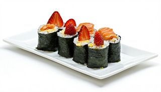 Mini maki fragola - 6 pezzi