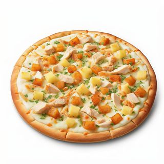 Pizza Hawái De Pollo (32 Cm.)