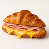 Croissant jamón y queso 