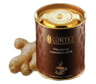 CZEKOLADA PITNA CIEMNA Z IMBIREM 200G