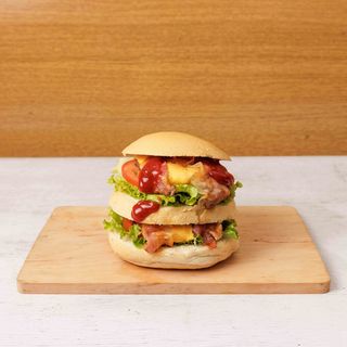 Doppio cheese bacon burger