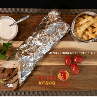 Menu 7 - Durum-Wrap Porco Preto
