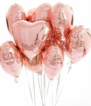 Balon z helem ( różowy )