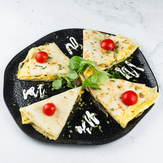 Breakfast vege tortilla