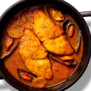 Tapa Rape con Salsita de Pescadores