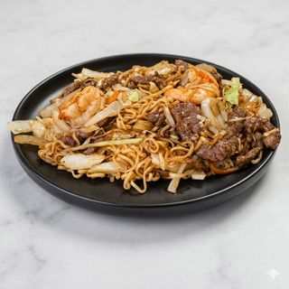 Espaguetis Chinos De Festín Picante