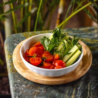 კიტრი-პომიდვრის მწნილი