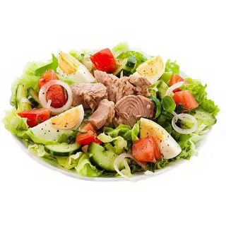 Ensalada verde con atún