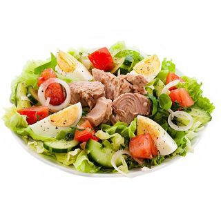 Ensalada verde con atún