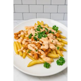 Butter Chicken Loaded Fries