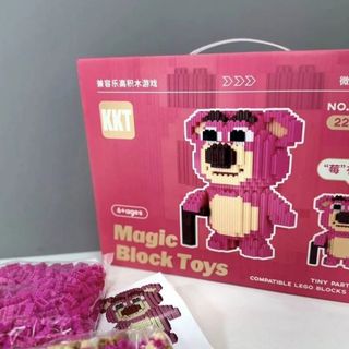 Конструктор Magic Block Toys Клубничный Мишка