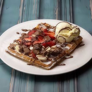 Waffle de Kinder Bueno