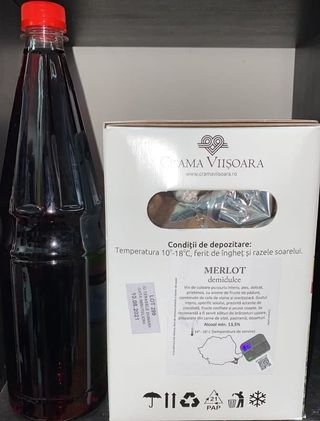 Vin rosu demidulce Merlot - Crama Viisoara 