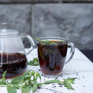 Tea with mint
