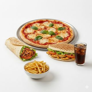Menú 1 Pizza Familiar Y 2 Durum O Pita