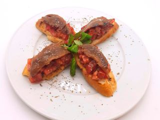 Bruschetta con alici