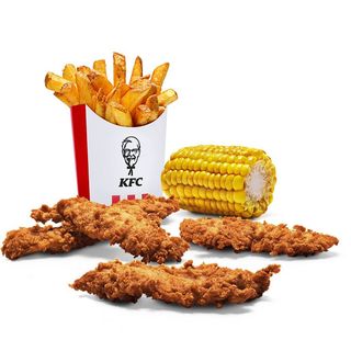 4 Tiras + Patatas + Mazorca