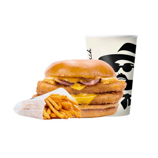 Menu Crispy Bacon Burger Plant Based Chicken